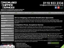 Sites similar to specialised-shipping.co.uk