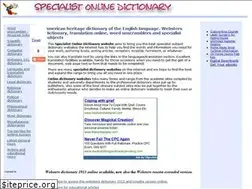 Sites similar to specialist-online-dictionary.com