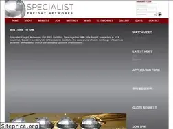 Sites similar to specialistfreightnetworks.com