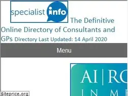 Sites similar to specialistinfo.com