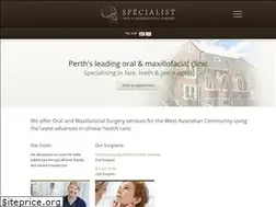 Sites similar to specialistomfs.com.au