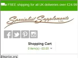 Sites similar to specialistsupplements.com