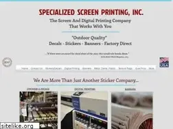 Sites similar to specializedscreenprinting.com