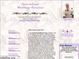 Sites similar to specializedweddings.com
