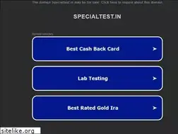 Sites similar to specialtest.in