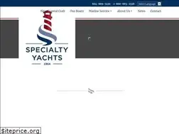 Sites similar to specialty-yachts.com