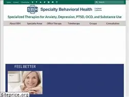 Sites similar to specialtybehavioralhealth.com