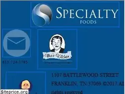 Sites similar to specialtyfoods.info