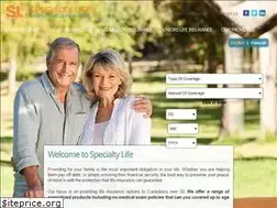 Sites similar to specialtylife.ca