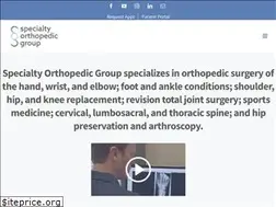 Sites similar to specialtyorthoms.com