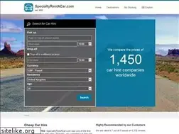 Sites similar to specialtyrentacar.com