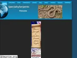 Sites similar to specialtyserpents.com