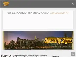 Sites similar to specialtysigns.com