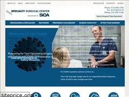 Sites similar to specialtysurgerycenter.org