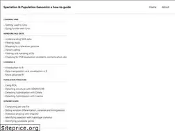 Sites similar to speciationgenomics.github.io