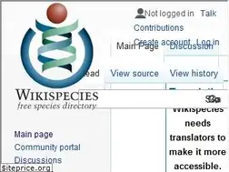 Sites similar to species.wikimedia.org