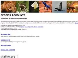 Sites similar to speciesaccounts.org