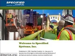Sites similar to specifiedsystems.com