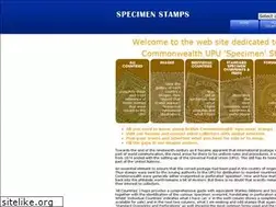 Sites similar to specimenstamps.com
