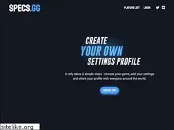 Sites similar to specs.gg