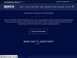 Sites similar to specsofkensington.co.uk