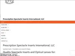 Sites similar to spectacle-inserts.com