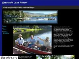 Sites similar to spectaclelakeresort.com