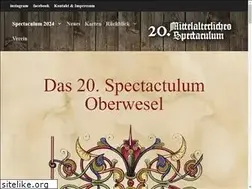 Sites similar to spectaculum-oberwesel.de