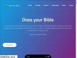 Sites similar to spectrumbible.com
