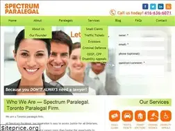 Sites similar to spectrumparalegal.com
