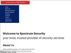 Sites similar to spectrumsecurityltd.co.uk