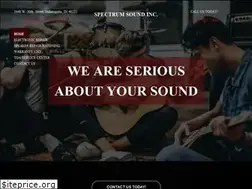 Sites similar to spectrumsound.biz