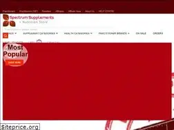Sites similar to spectrumsupplements.ca