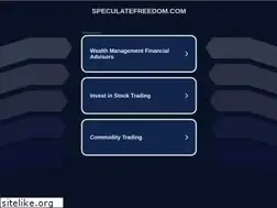 Sites similar to speculatefreedom.com