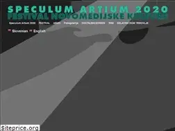 Sites similar to speculumartium.si