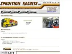 Sites similar to spedition-kalbitz.de