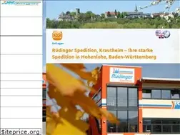 Sites similar to spedition-ruedinger.de