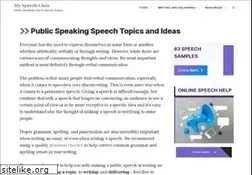 Sites similar to speech-topics-help.com