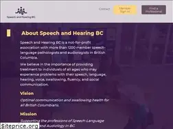 Sites similar to speechandhearingbc.ca