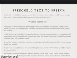 Sites similar to speechelo.carrd.co