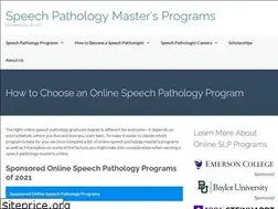 Sites similar to speechpathologymastersprograms.com