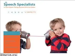 Sites similar to speechspecialists.ca
