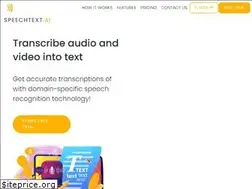 Sites similar to speechtext.ai