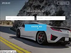 Sites similar to speedlist.com