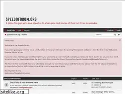 Sites similar to speedoforum.org