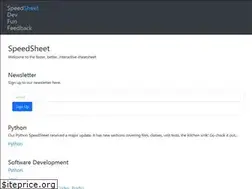 Sites similar to speedsheet.io