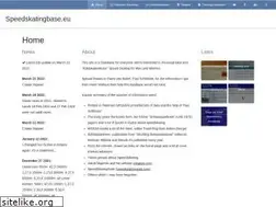 Sites similar to speedskatingbase.eu