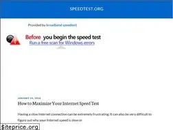 Sites similar to speedtest.org
