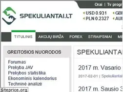Sites similar to spekuliantai.lt