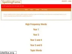 Sites similar to spellingframe.co.uk